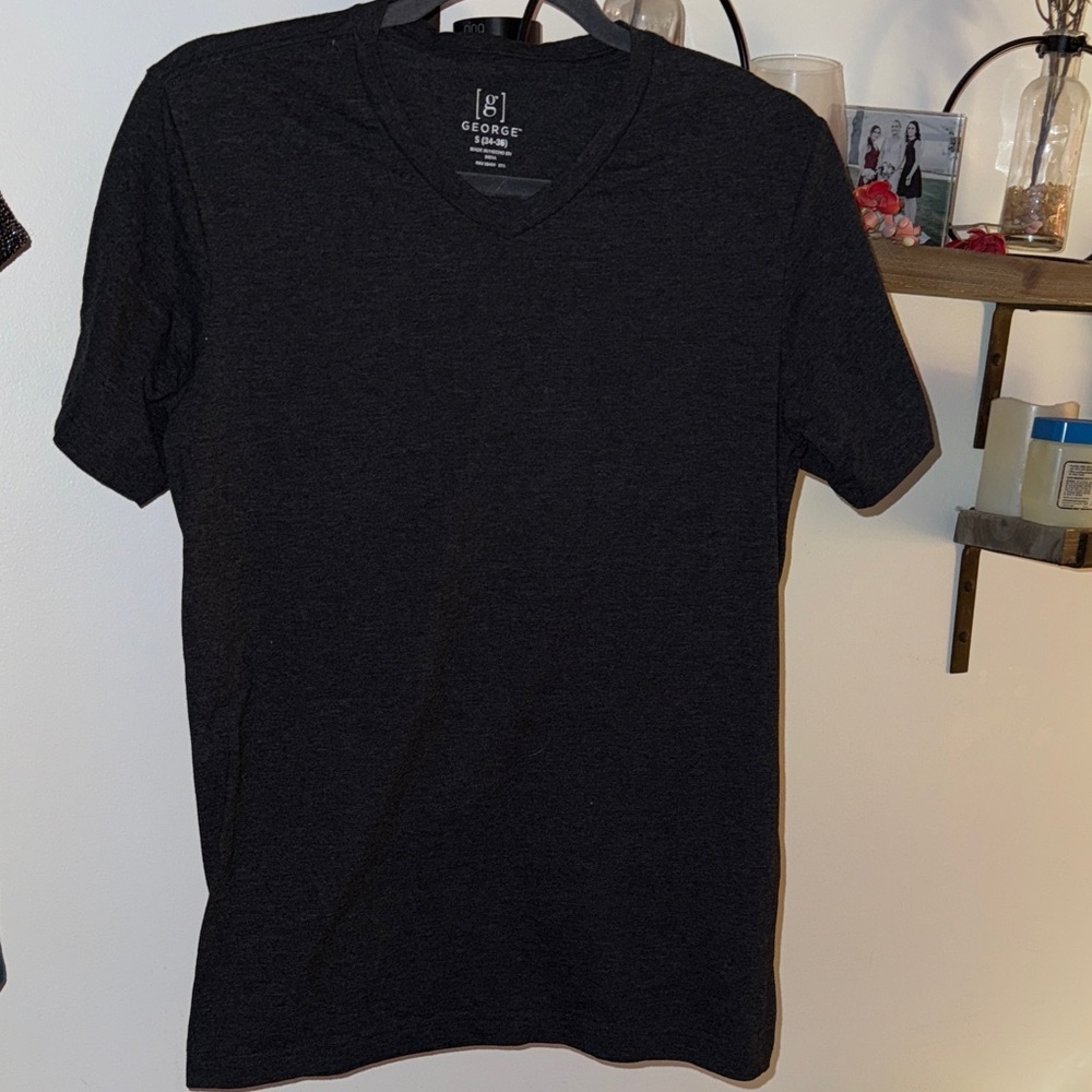 George Men's Charcoal Short Sleeve Tee